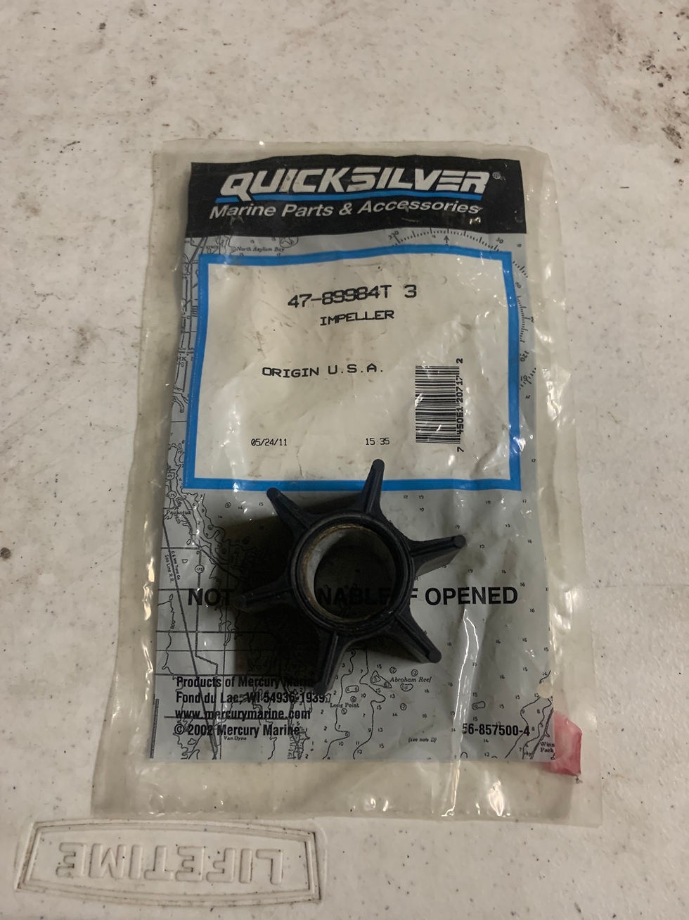 47-89984T-3 Mercury Waterpump Impeller