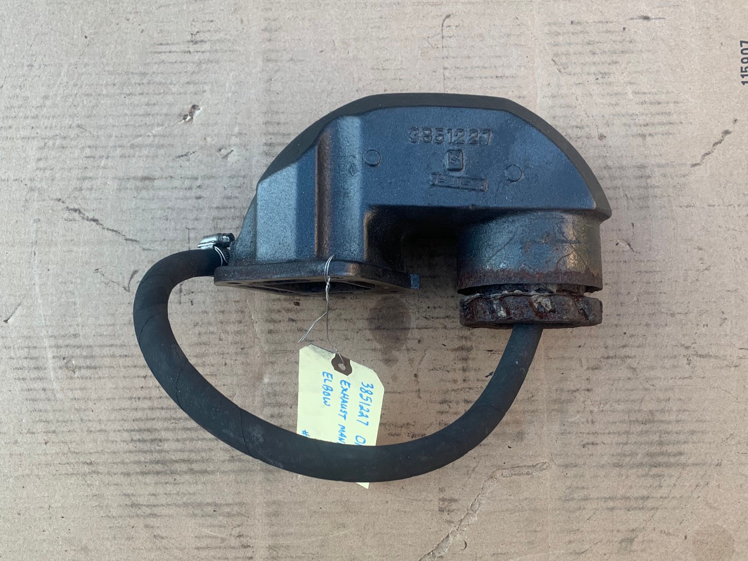 3851227 Volvo Penta 3.0L Exhaust Manifold Elbow