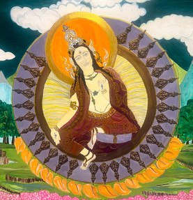 Close up of "White Tara"