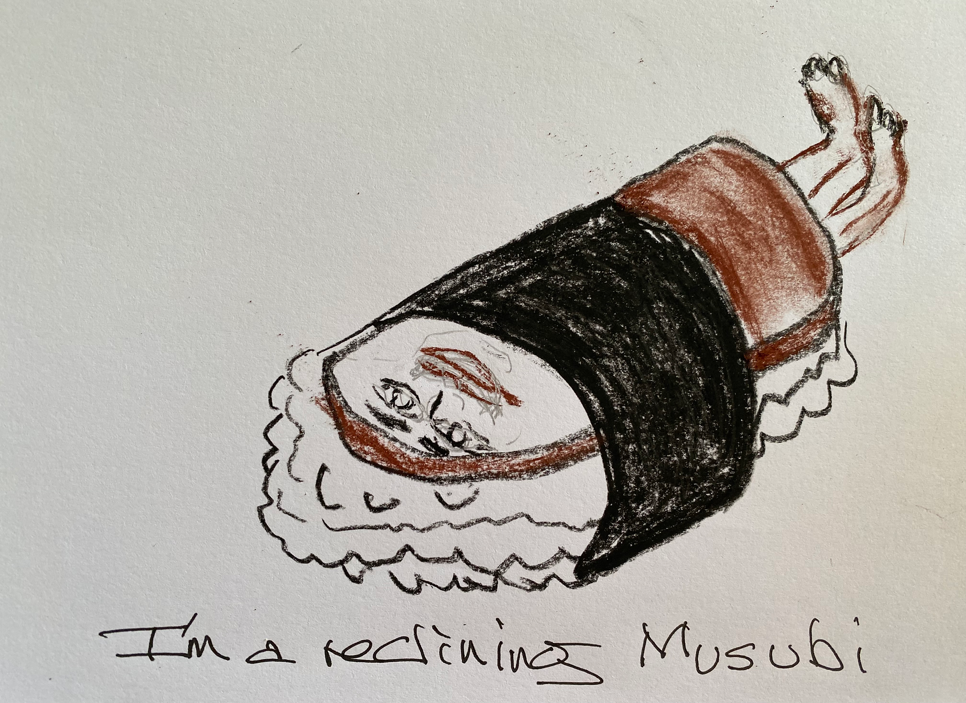 Relaxing and doodling