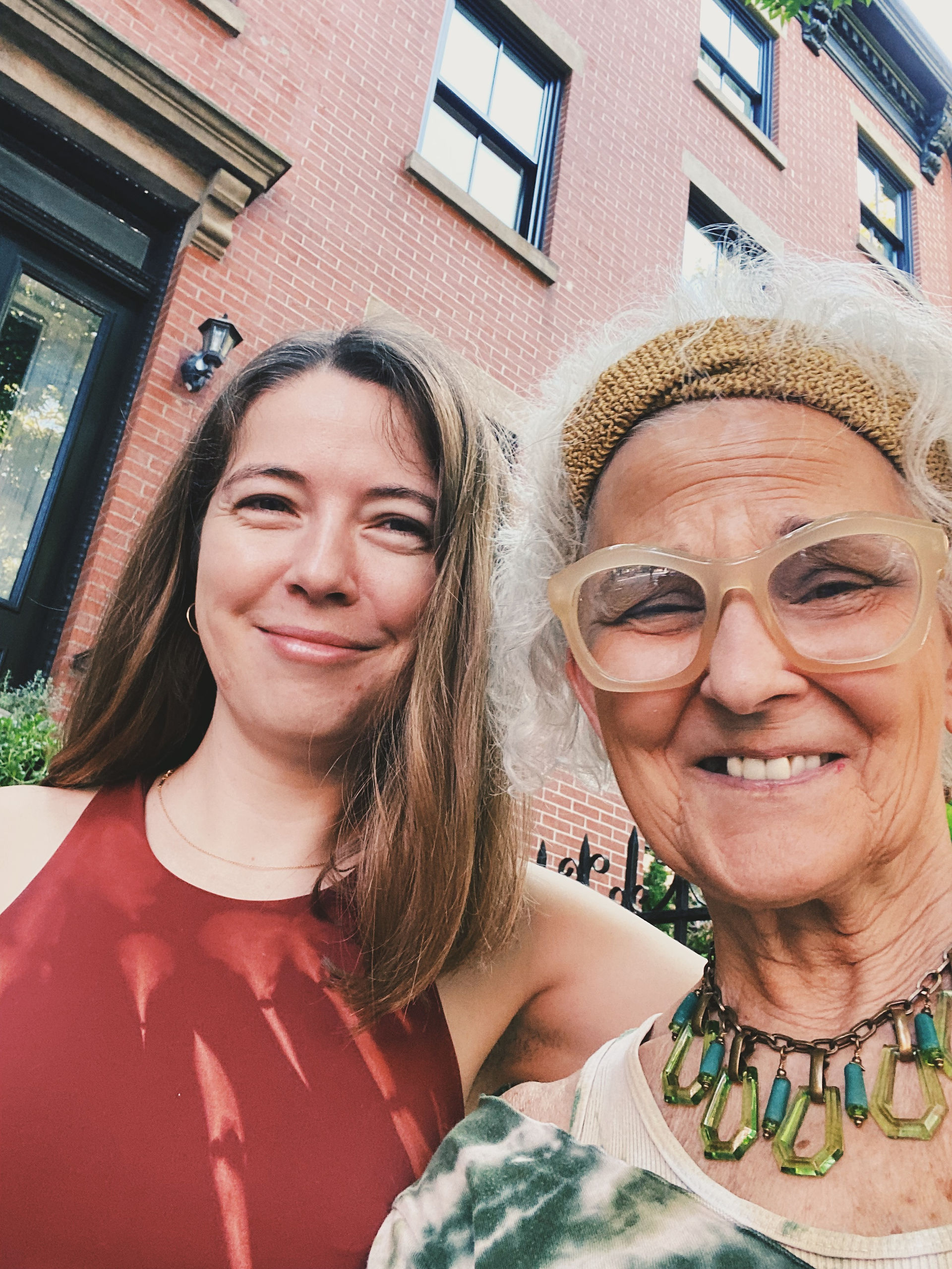 Sophie and Jan in Brooklyn
