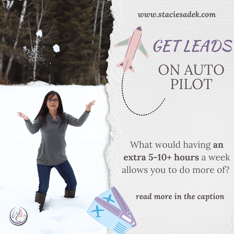 Stacie Sadek social media post was created by CN Creative