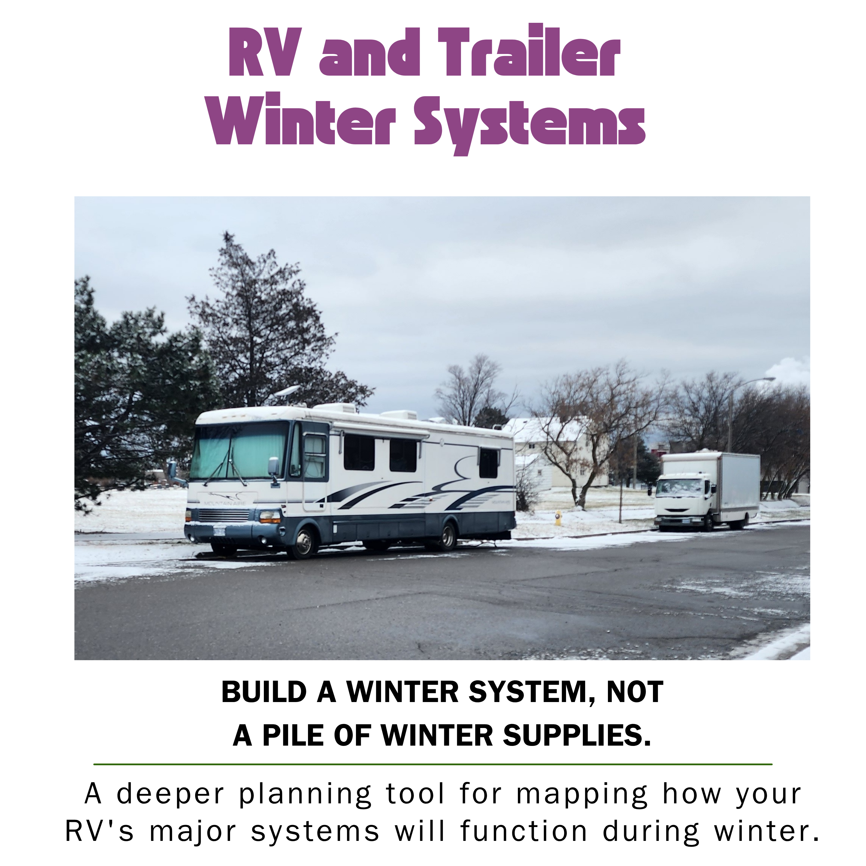 RV & Trailer Winter RV Systems
