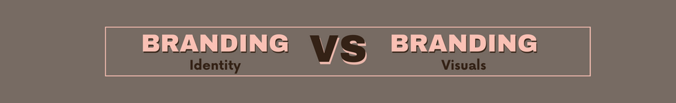Branding Indentity VS Branding Visuals Authenticity made simple