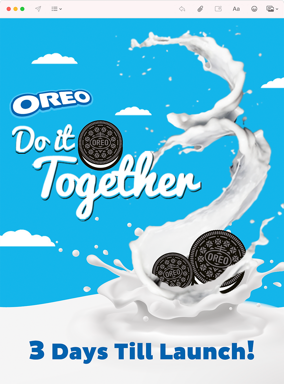 SYL+JAS client - OREO, FMCG, design, copywriting, branding, brand asset creation, advertising, brand strategy, brand personality, tone of voice, design, art direction, digital marketing, game,DO IT TOGETHER, families, mobile engagement,launch sequence
