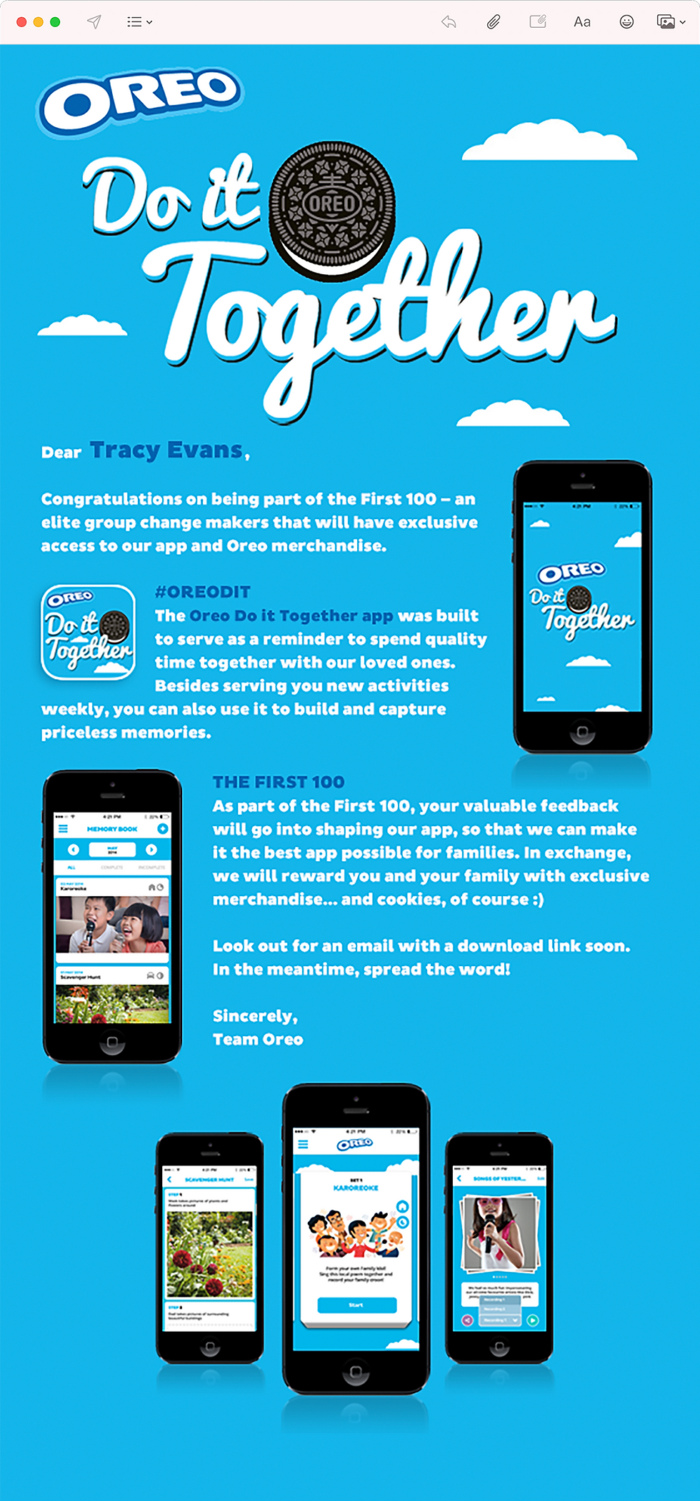 SYL+JAS client - OREO, FMCG, design, copywriting, branding, brand asset creation, advertising, brand strategy, brand personality, tone of voice, design, art direction, digital marketing, game,DO IT TOGETHER, families, mobile engagement,launch sequence