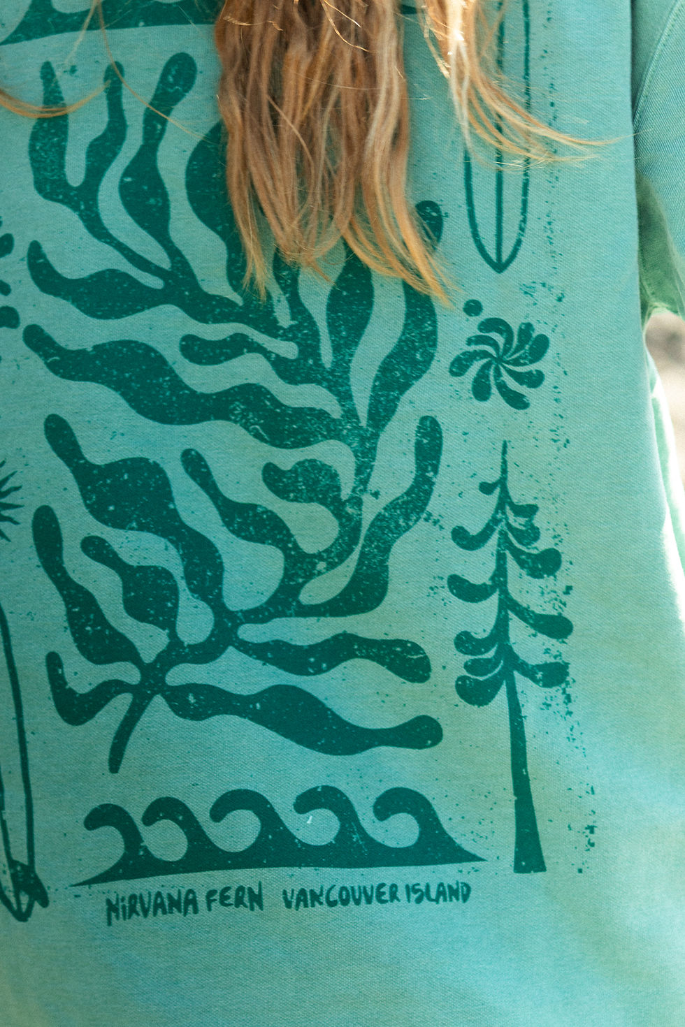 Thumbnail: FLOW COTTON CREW - FERN GREEN