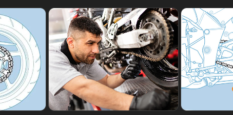 ¿Sabes los puntos clave para ajustar la cadena de tu moto?