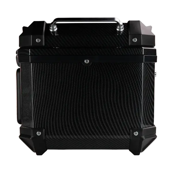 Miniatura: MALETERO TOP CASE CARBON CON RESPALDO 45 L