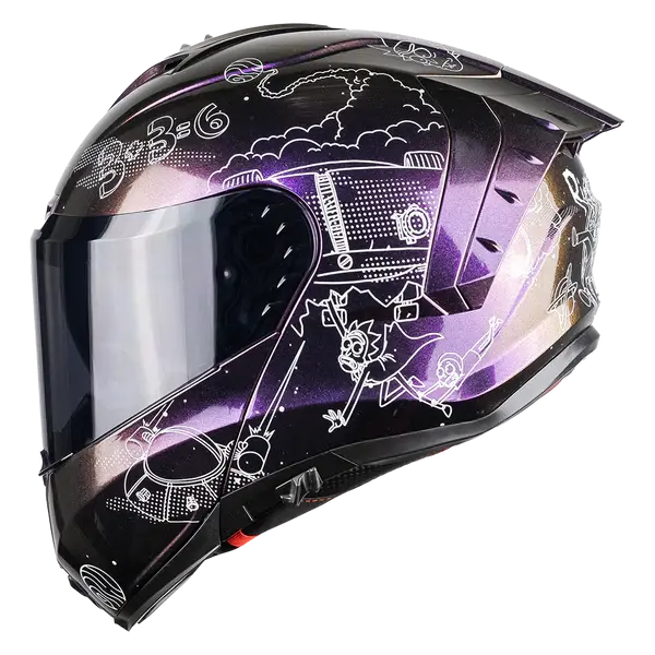 Miniatura: CASCO SNOW RICK & MORTY GALACTIC FLUORESCENTE