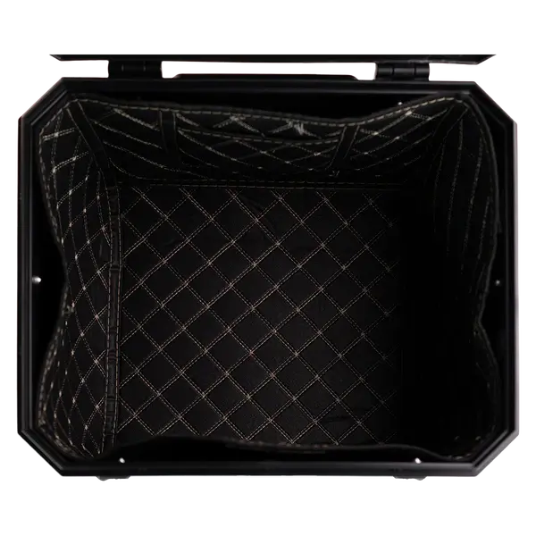 Miniatura: MALETERO TOP CASE CARBON CON RESPALDO 45 L
