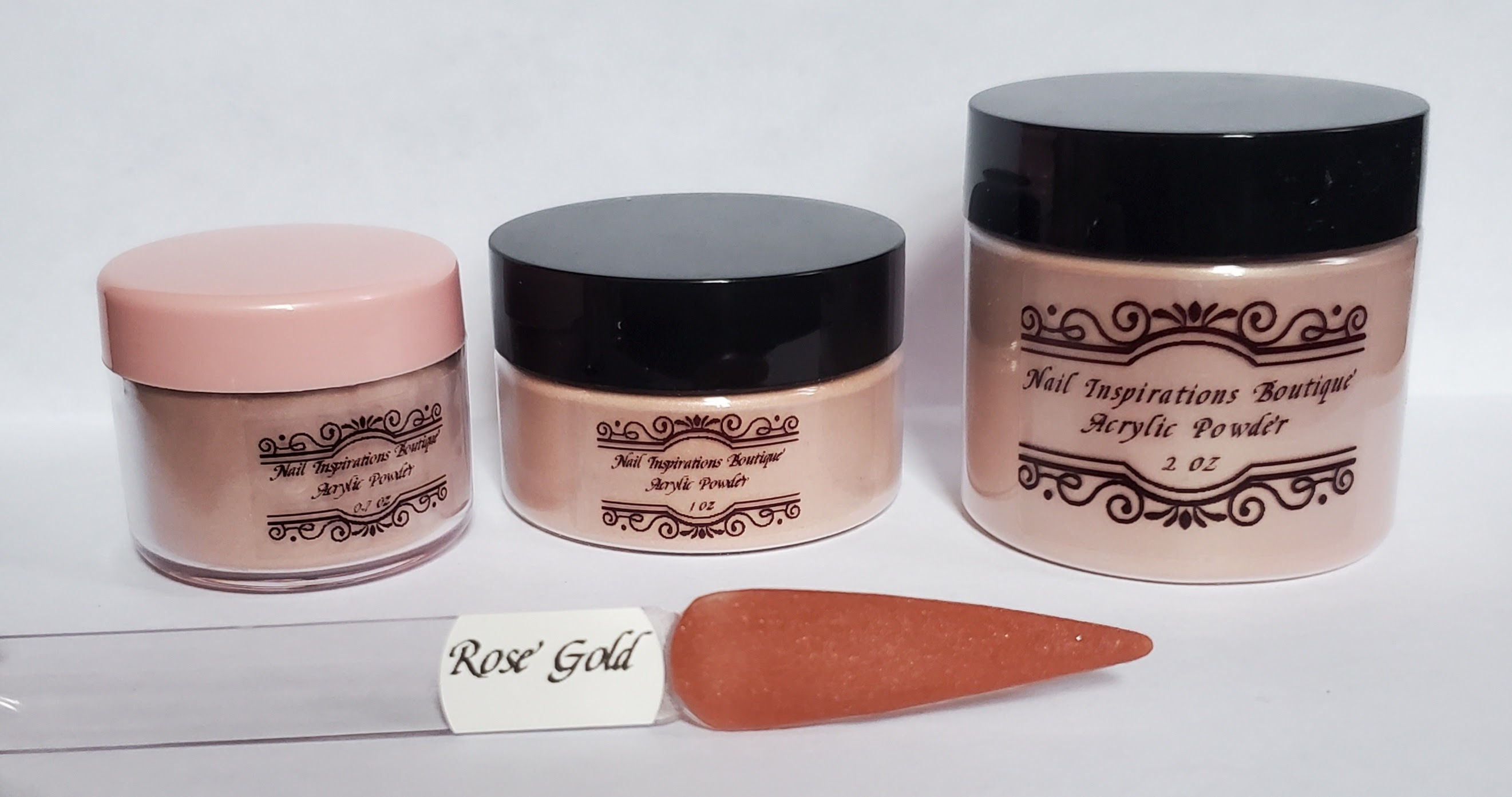 Rose Gold Shimmer Acrylic Powder