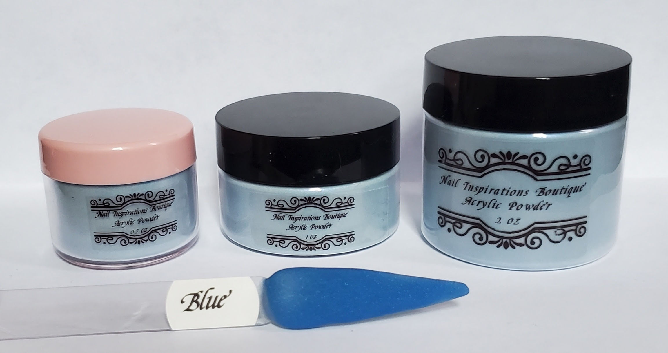 Blue Shimmer Acrylic Powder