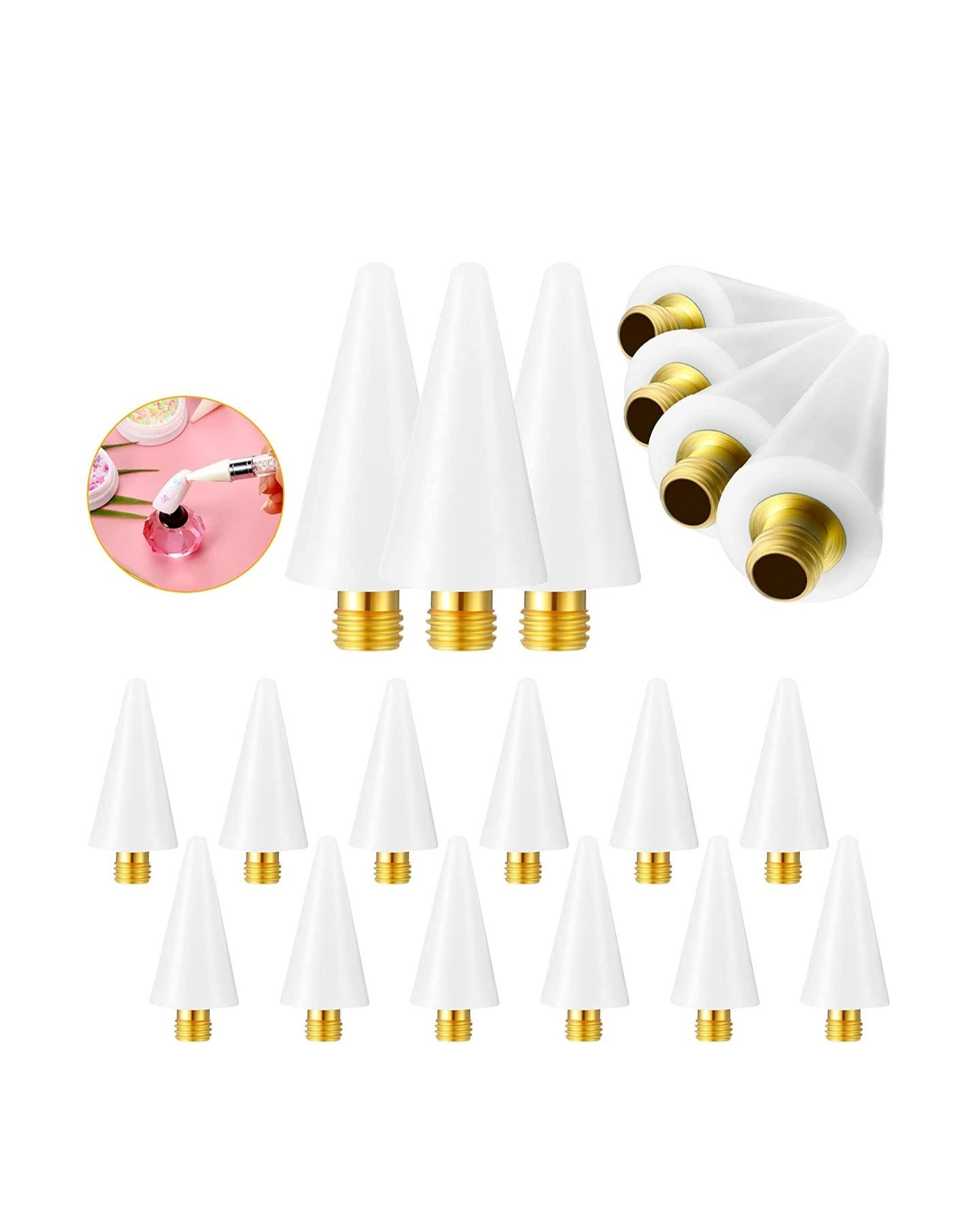 12 Pack Wax Replacement Head for Rhinestone Picker Tool