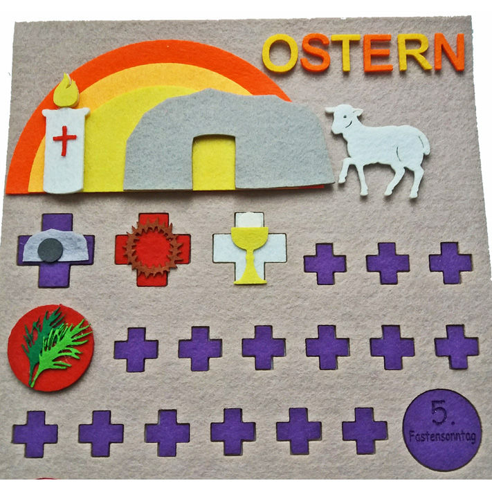 Miniaturbild: Set "Fastenzeit-Weg" mit Ausmalbild