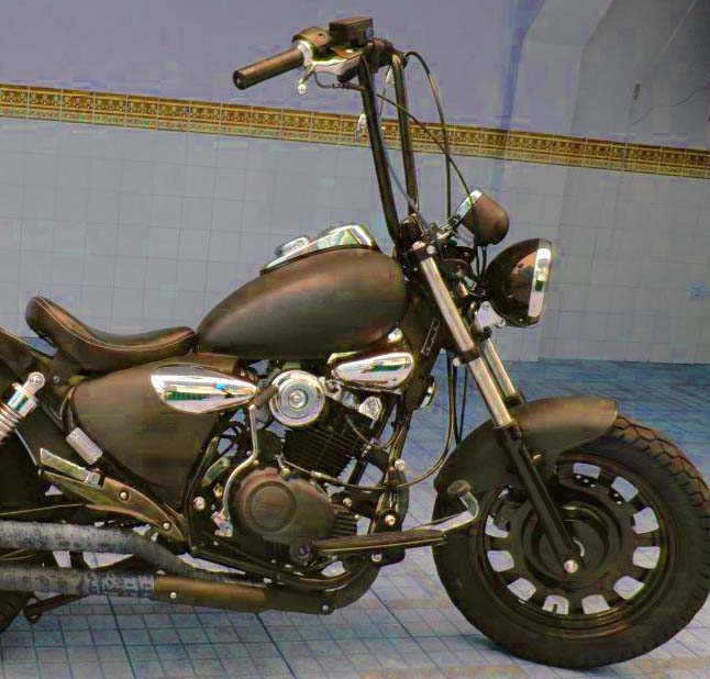 Keeway Superlight 125 with ape hanger