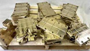 Chapas de revestimento de bronze