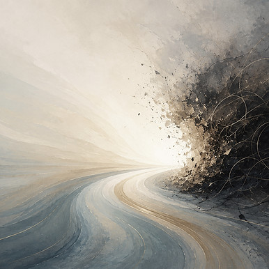 Order Out of Chaos abstract artwork representing calm, adaptation and emotional support through hypnotherapy