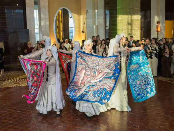 Cultural performance at Baku Travel Bazaar gala evening
