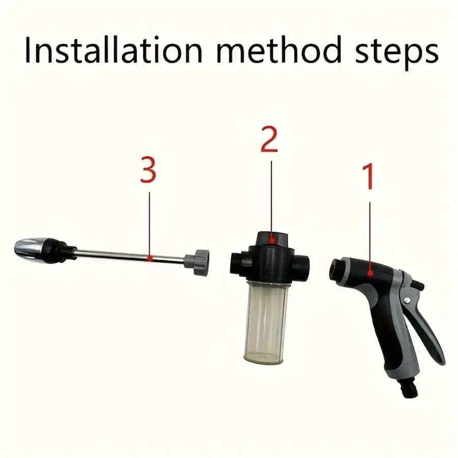 Miniatura: Portable High-Pressure Water Gun Adjustable Metal Cleaning Car Wash Machine Gard