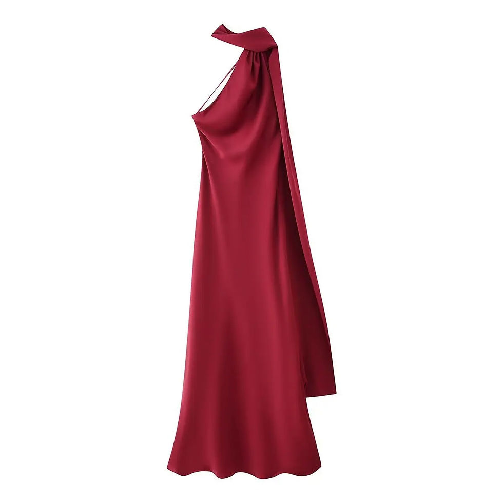 Thumbnail: Goddess One-Shoulder Maxi Gown