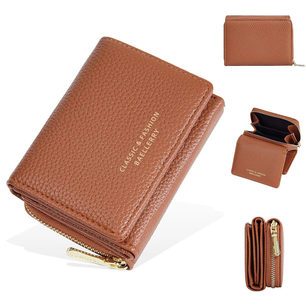 Thumbnail: LuxePetal Genuine Leather Wallet