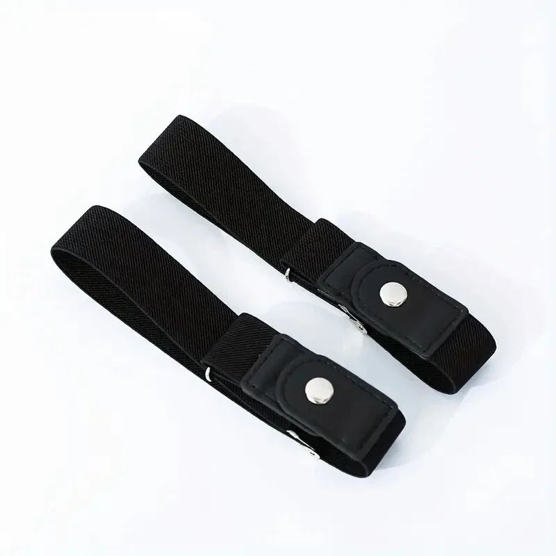 Thumbnail: No Buckle Elastic Belt for Women 2pcs