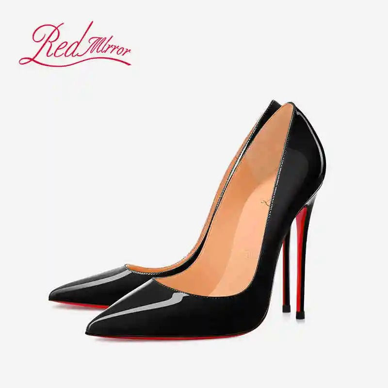 Thumbnail: Luxury Patent Leather Stiletto Pumps