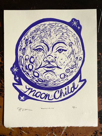 Thumbnail: Moonchild Block Print