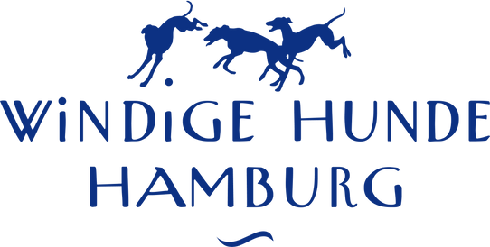 Windige Hunde Hamburg Logo mit Windhunden