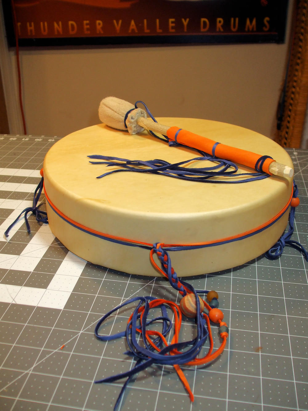 ELK 15" Decorated Drum w/ all accessories