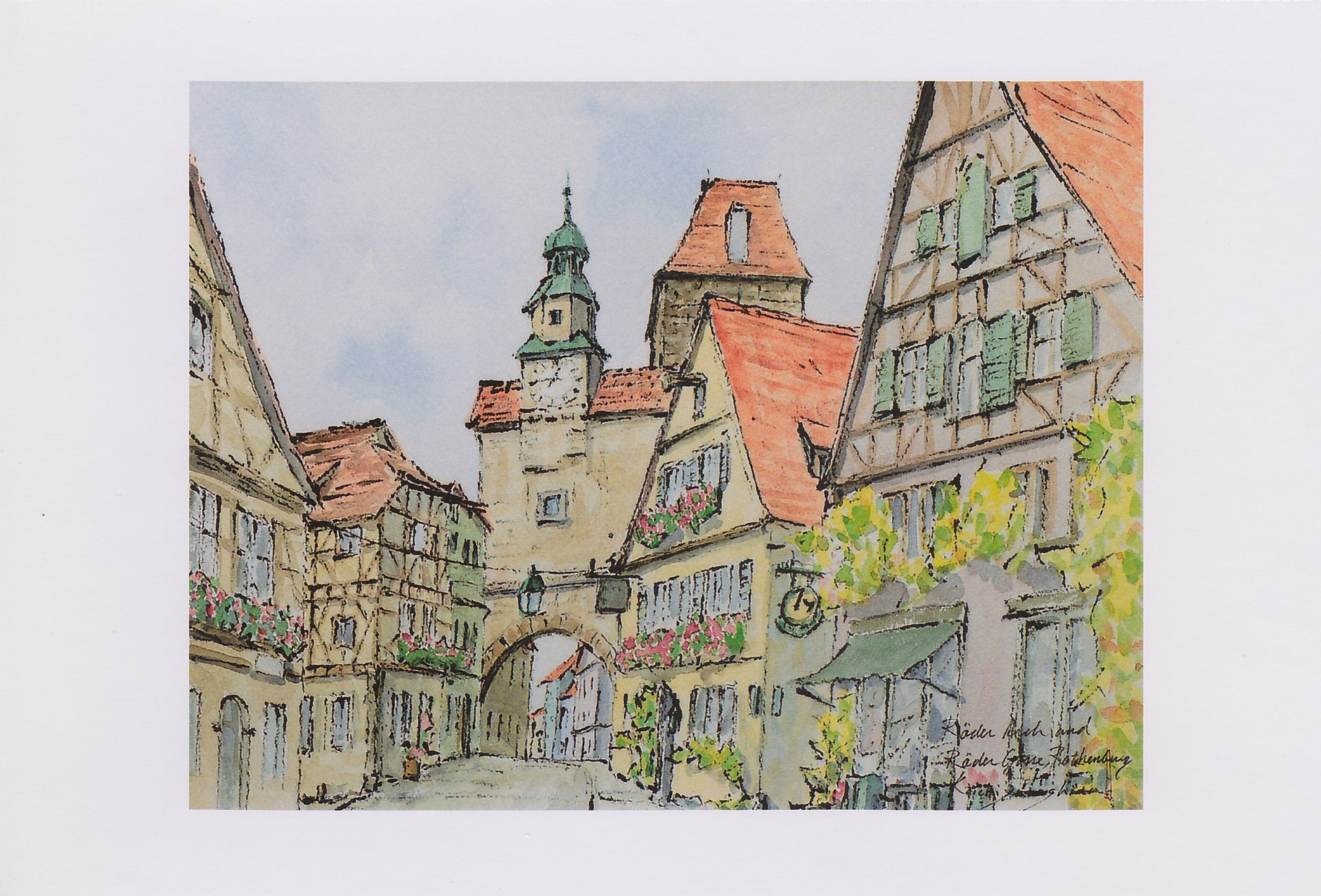 絵葉書『ローテンブルク③』