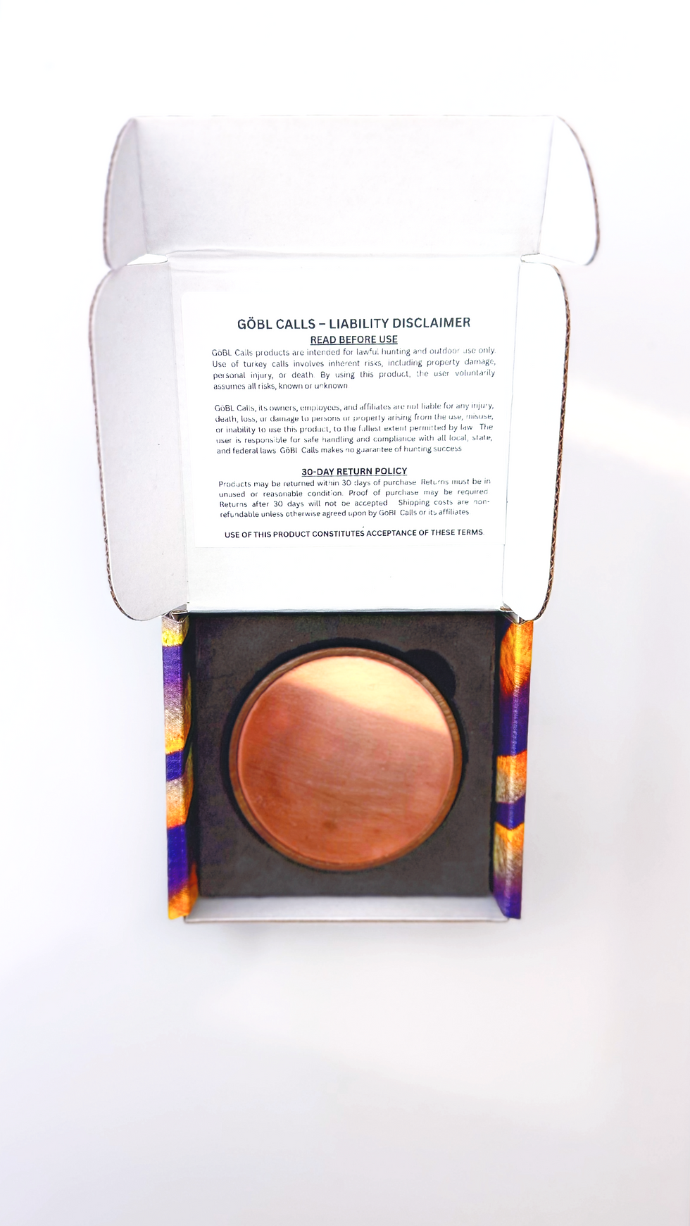 Thumbnail: Copper [Cu] Walnut - 3" Turkey Call