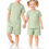Thumbnail: Kids shorts set - pista green derby 