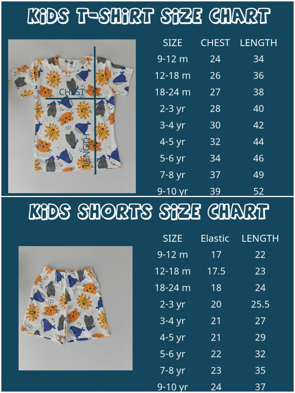Thumbnail: Multi fruit ?? kids co-ord shorts set