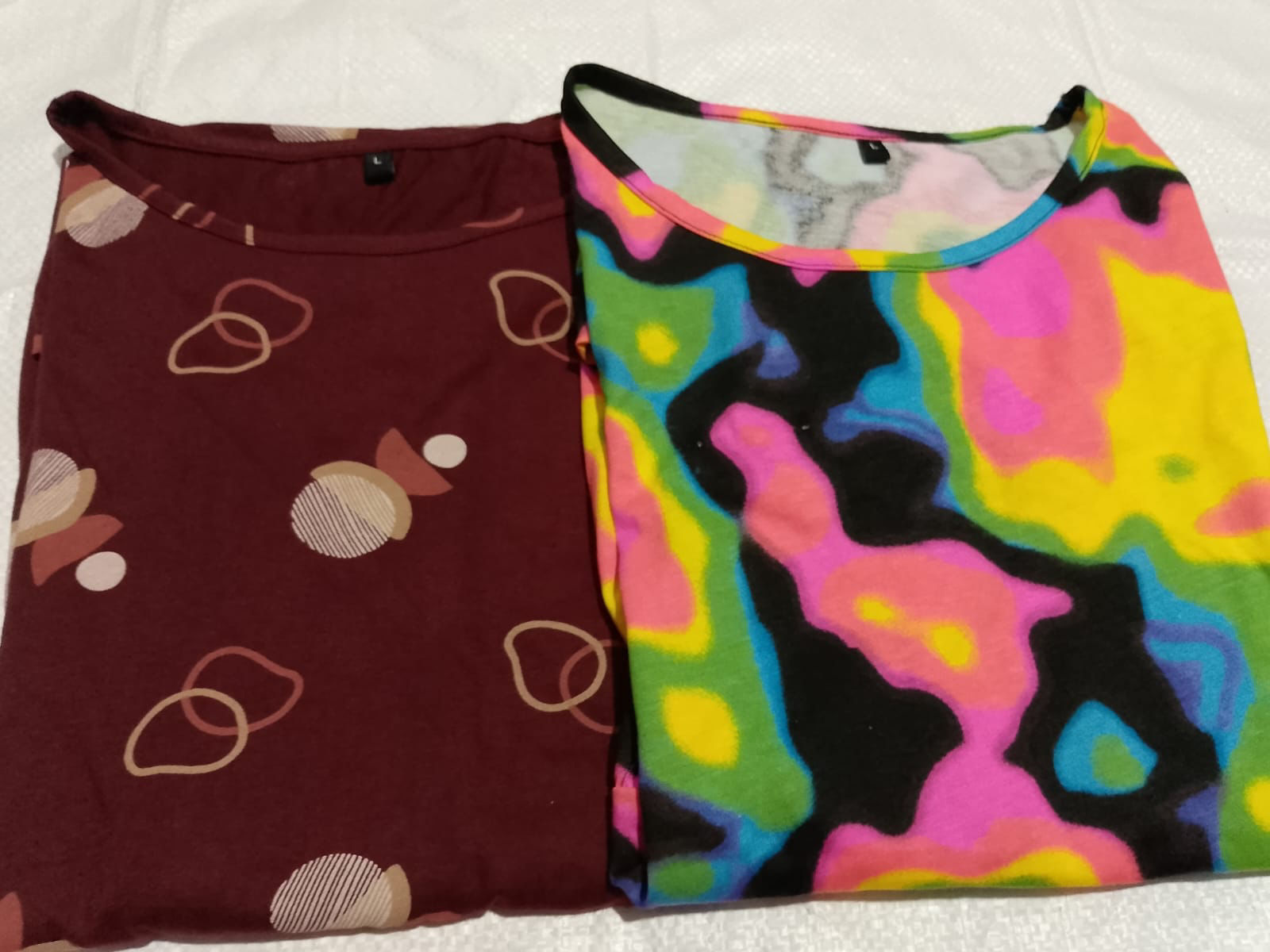 Peplum tops 2 pcs combo - L 