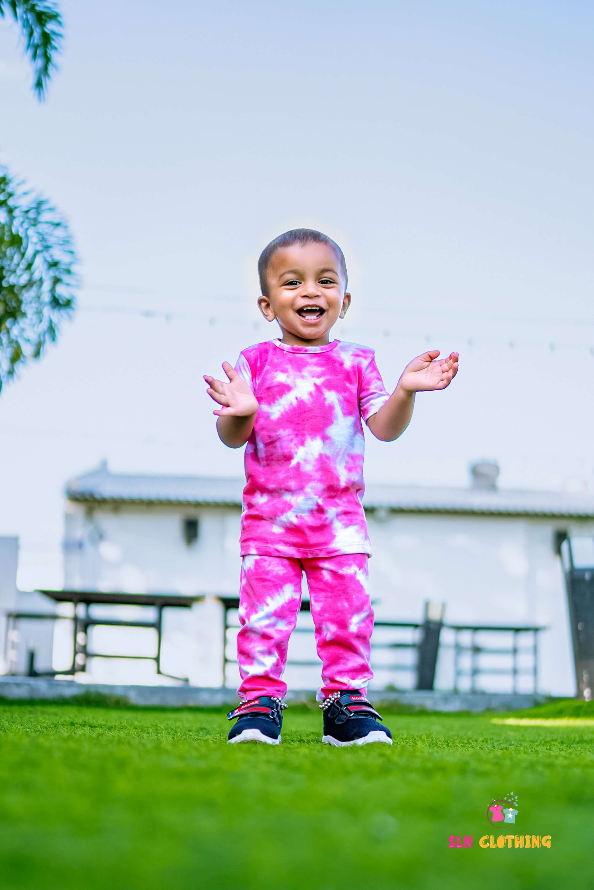 Pink die kids Co-ord
