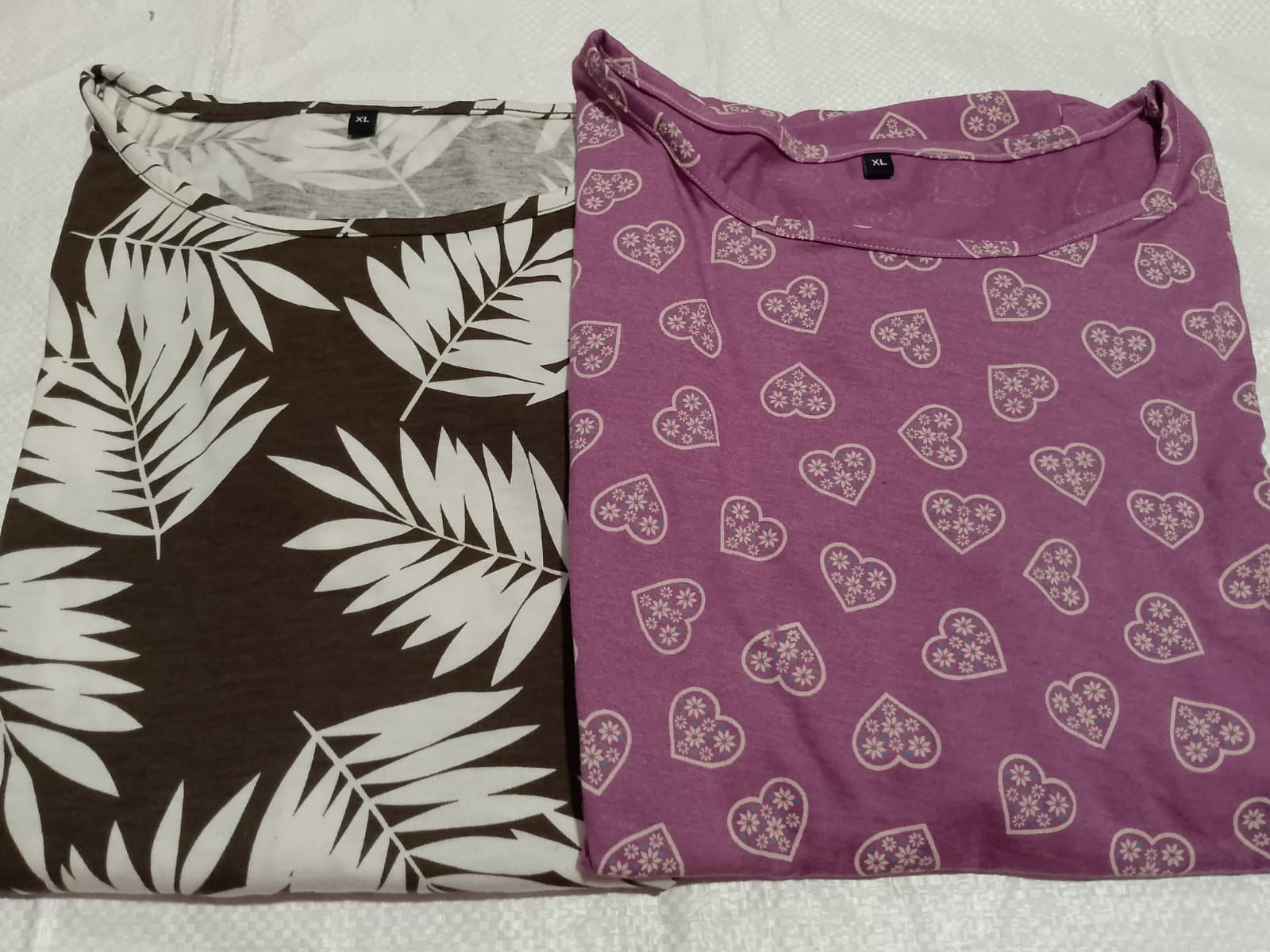 2 pcs peplum top - combo (Xl)