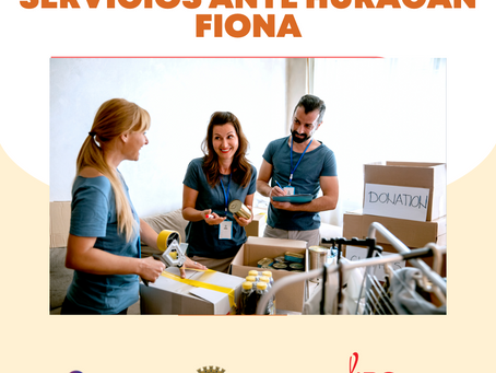 Listado de entidades que ofrecen servicios ante Huracán Fiona