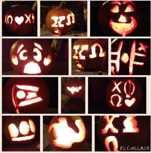 Chi Omega Social Pumpkins