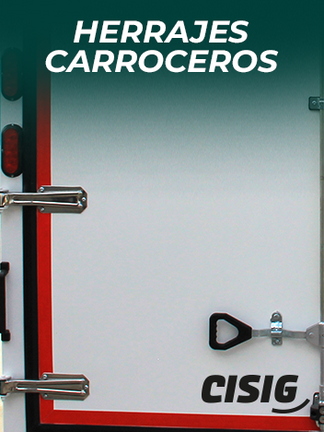 caja seca con bisagras, rieles logísticos, etc.