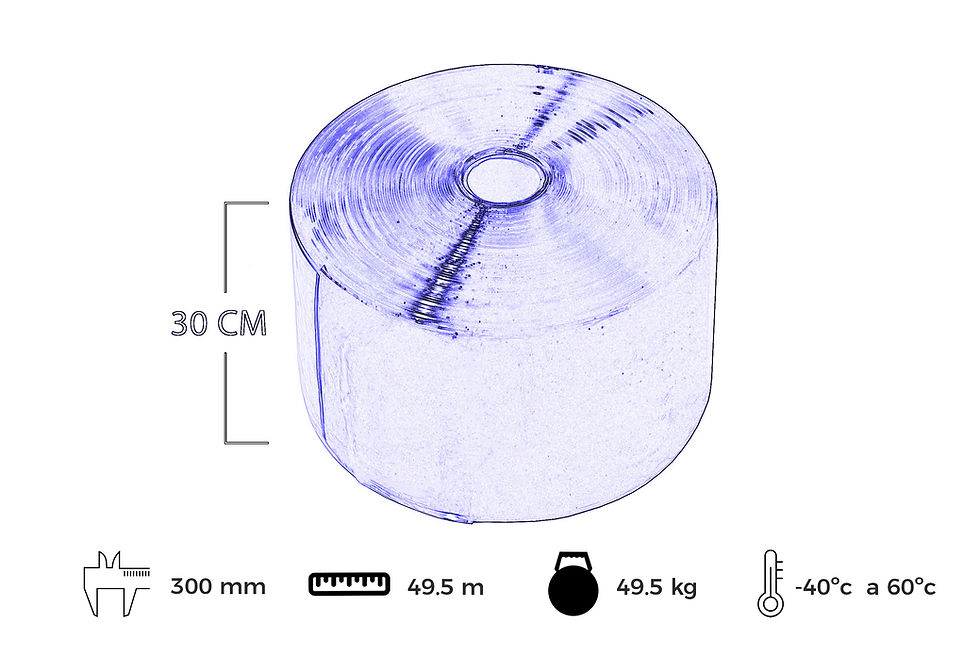 Miniatura: Rollo PVC Liso 30 cm 3 mm, marca ColdStrip