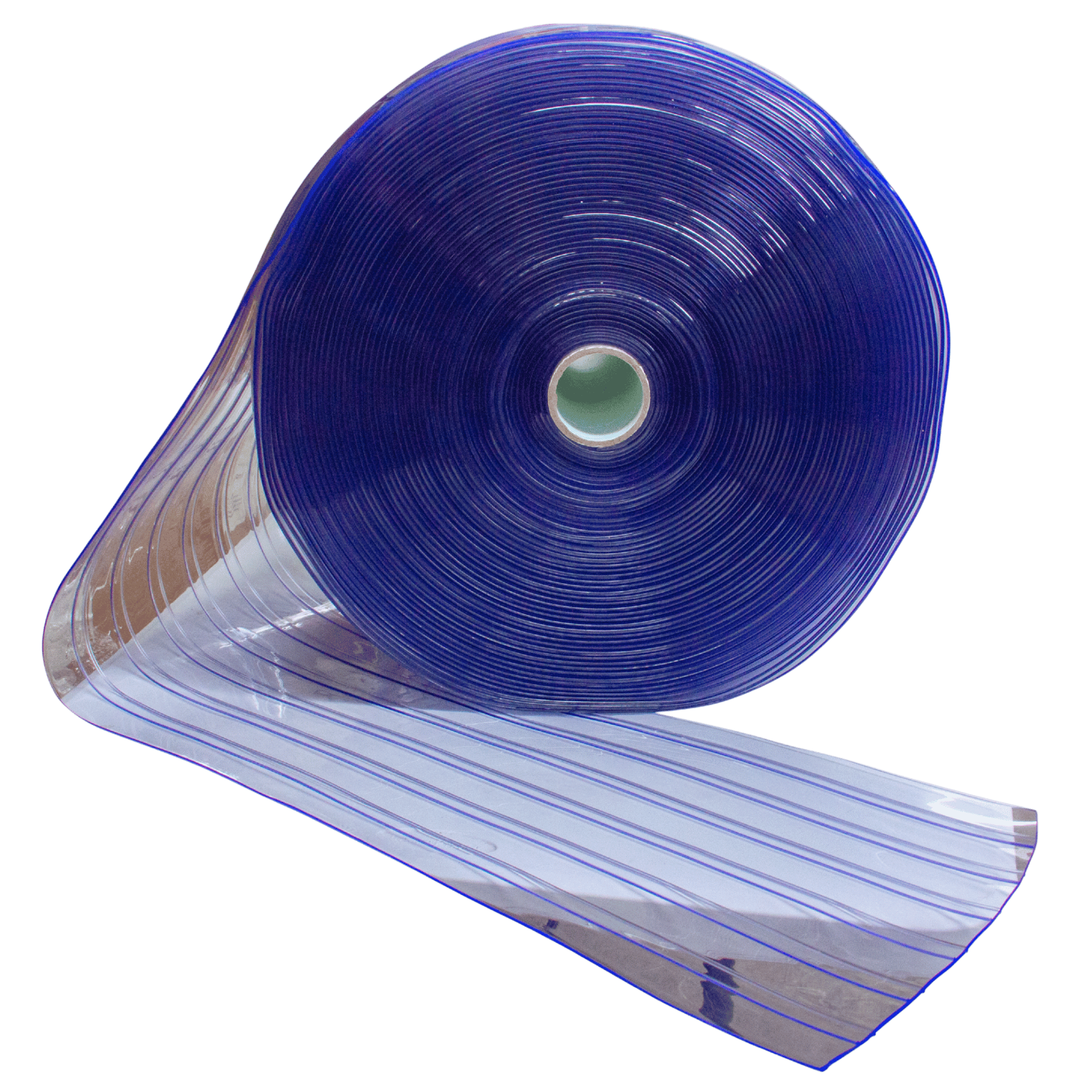 Rollo PVC de Costilla | Ideal para Montacargas y Alto Flujo | 45m x 30cm x 3mm