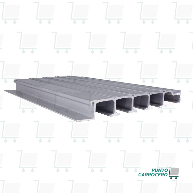 Miniatura: Tableta de piso liso de 8.5” X 1.25” X 8.52 metros de aluminio extruido 6061 tem
