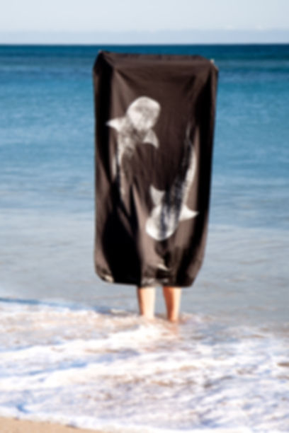 Yin Yang Whale Sharks - Sand Free Beach Towel