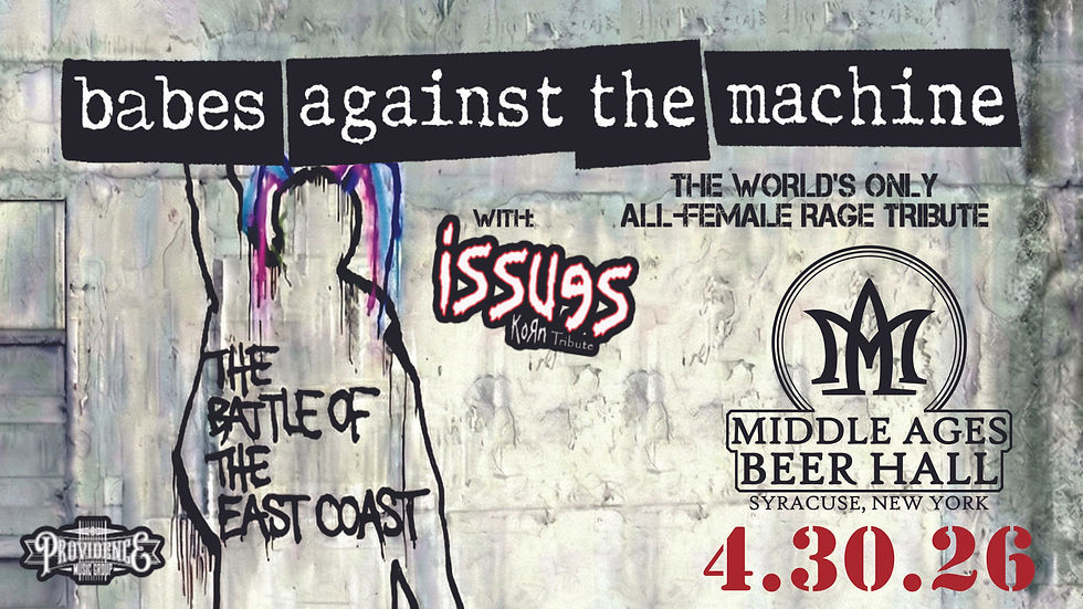 Babes Against The Machine - The World's ONLY All-Female Tribute to RATM w/ Issues (Korn Tribute)