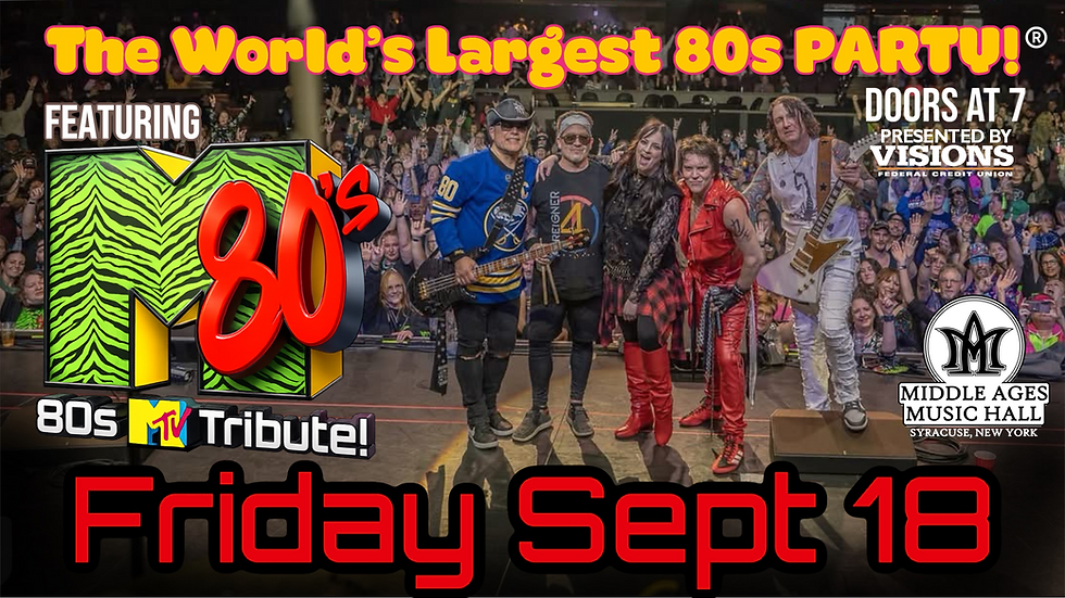“The World's Largest 80s Party” hosted by M80s