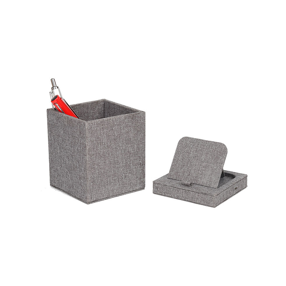 サムネイル： RPET Pencil Holder Wireless Charger