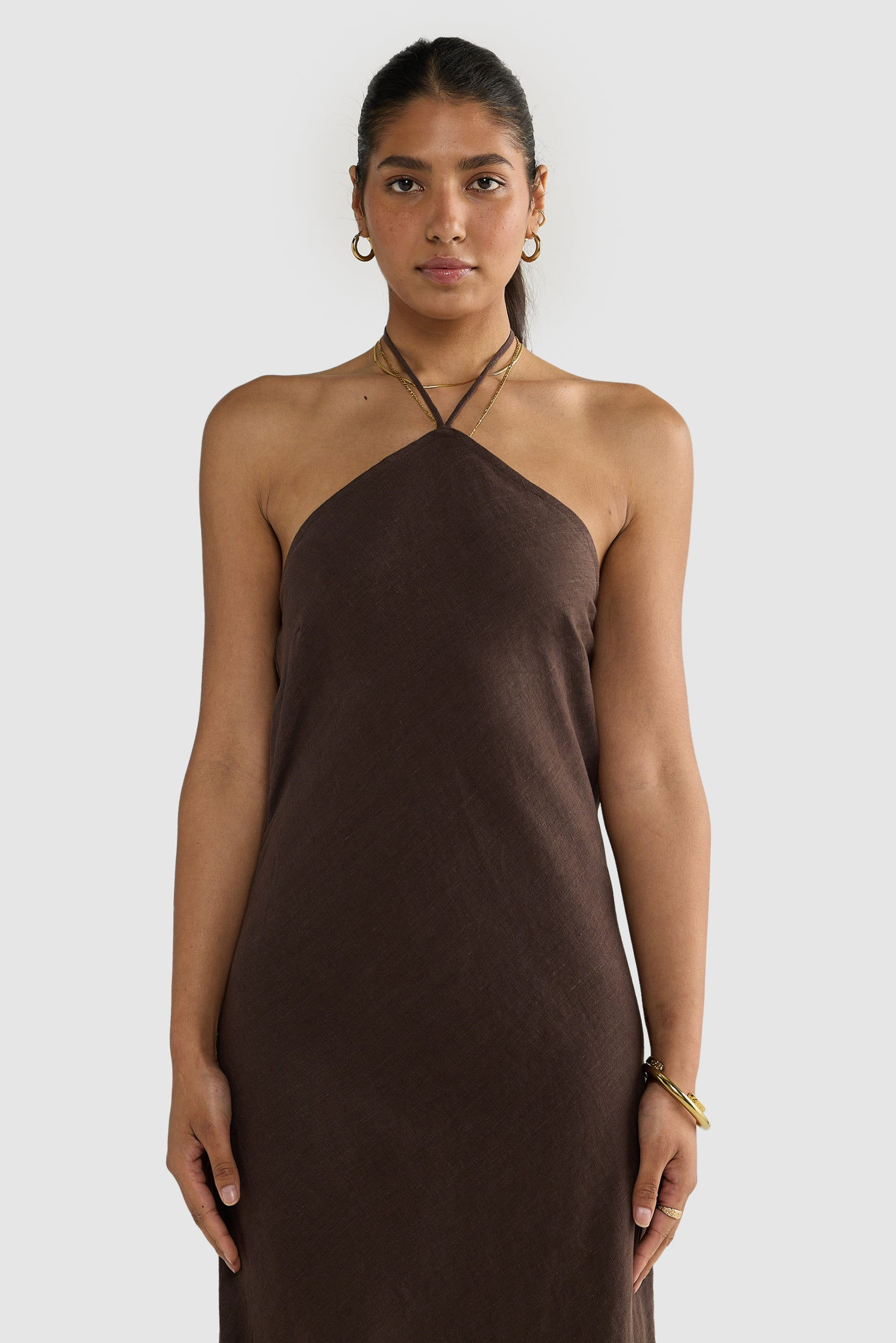 Zia Linen Maxi Dress
