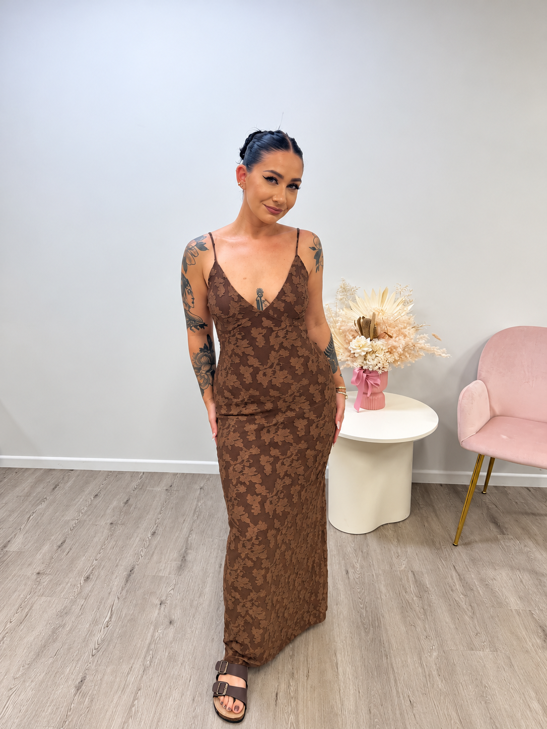 Clara Bodycon Maxi Dress